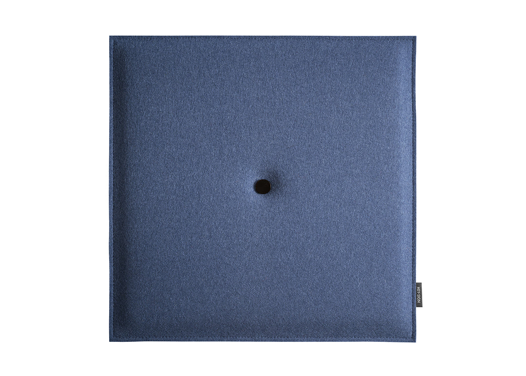 Hey-Sign Akustik Wandelement Spot Square aus Filz in der Größe L, Farbe Indigo