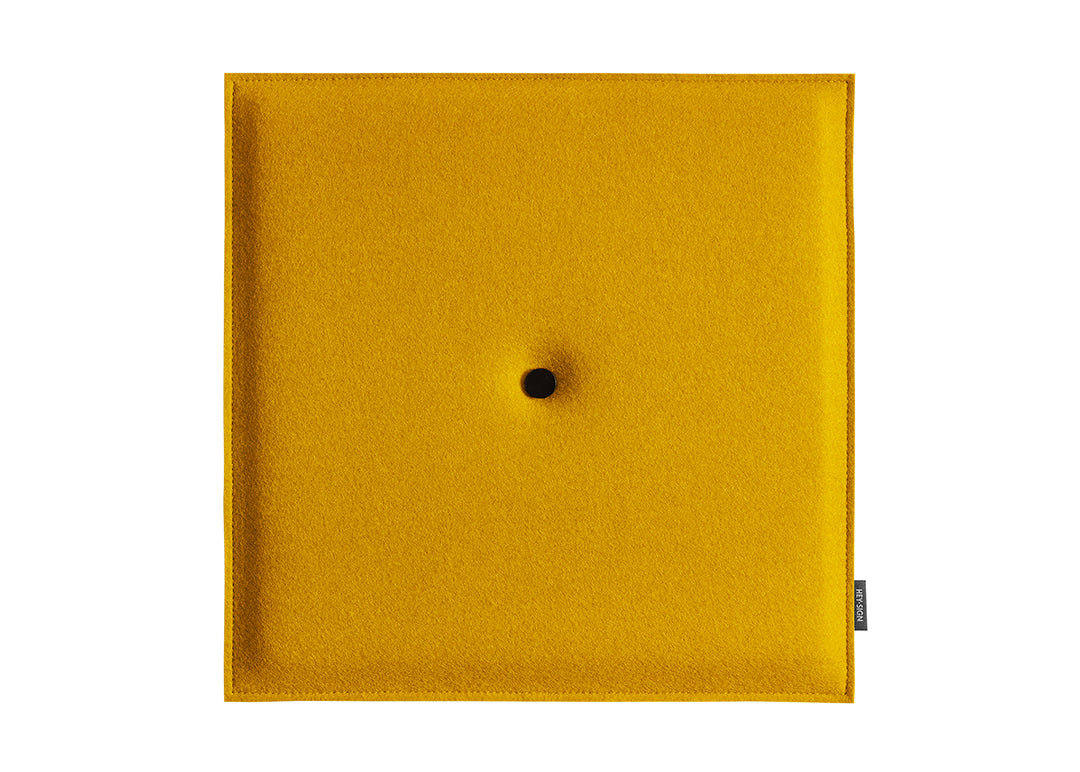 Hey-Sign Akustik Wandelement Spot Square aus Filz in der Größe L, Farbe Curry