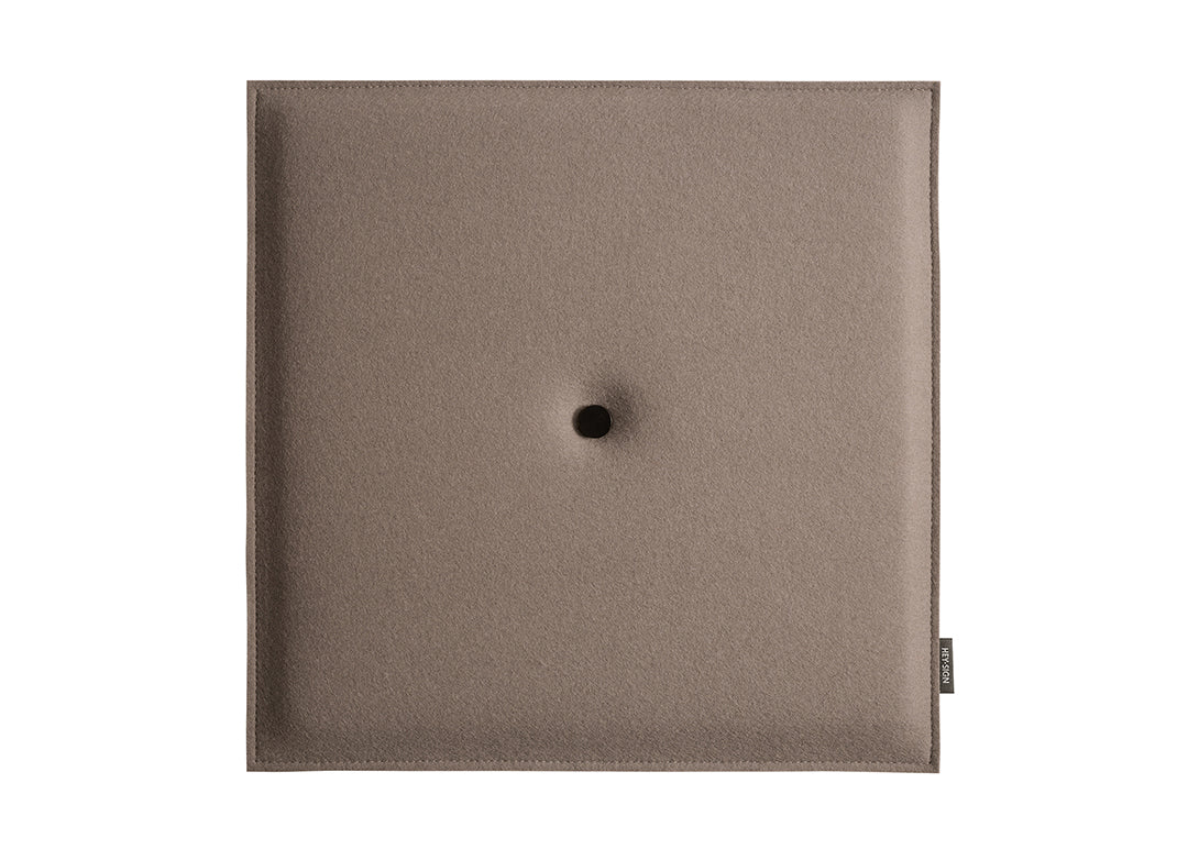 Hey-Sign Akustik Wandelement Spot Square aus Filz in der Größe L, Farbe Taupe