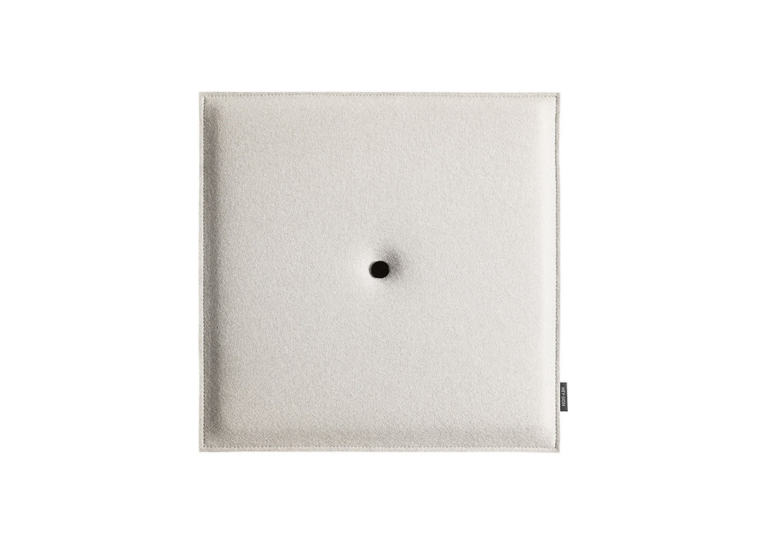 Hey-Sign Akustik Wandelement Spot Square aus Filz in der Größe M, Farbe Wollweiß