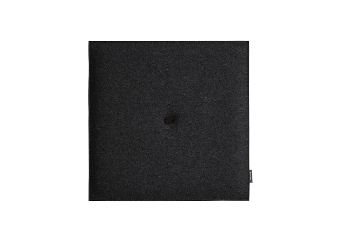 Hey-Sign Akustik Wandelement Spot Square aus Filz in der Größe M, Farbe Graphit