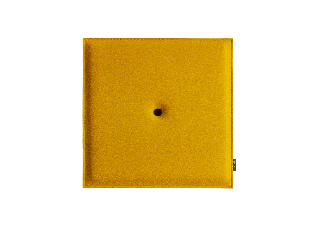Hey-Sign Akustik Wandelement Spot Square aus Filz in der Größe M, Farbe Curry