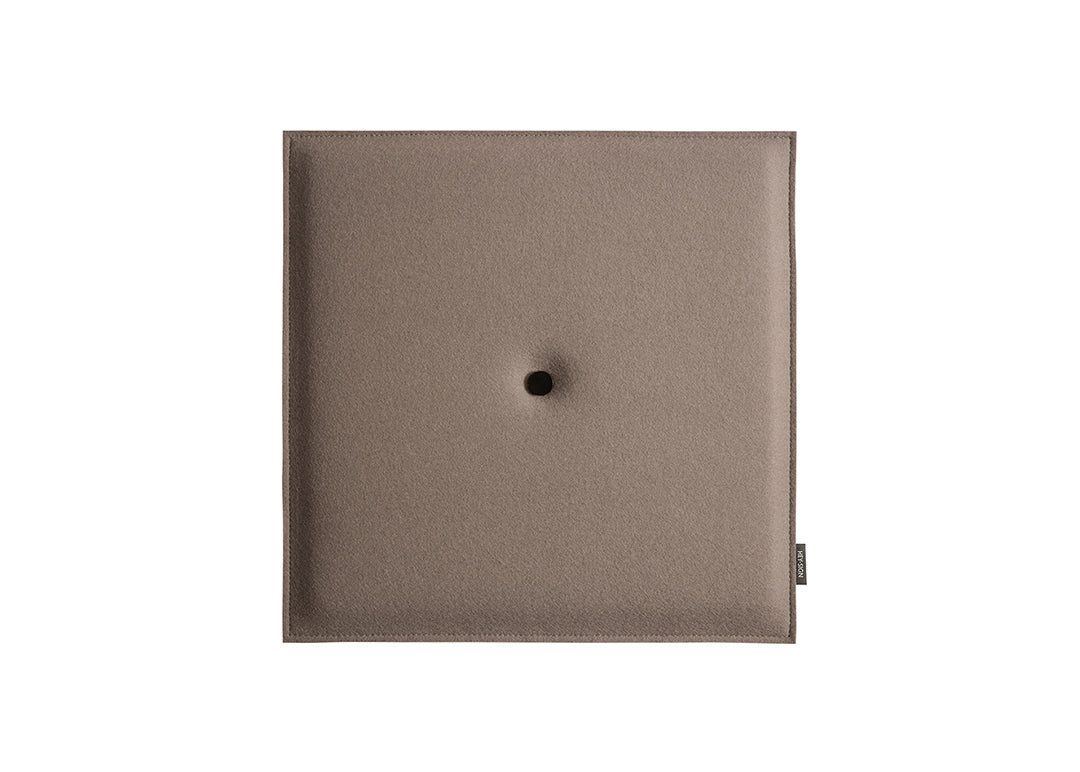 Hey-Sign Akustik Wandelement Spot Square aus Filz in der Größe M, Farbe Taupe