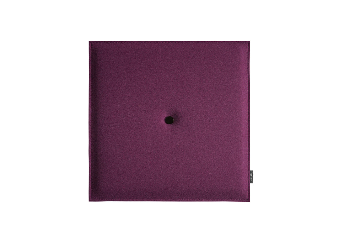 Hey-Sign Akustik Wandelement Spot Square aus Filz in der Größe S, Farbe Pflaume