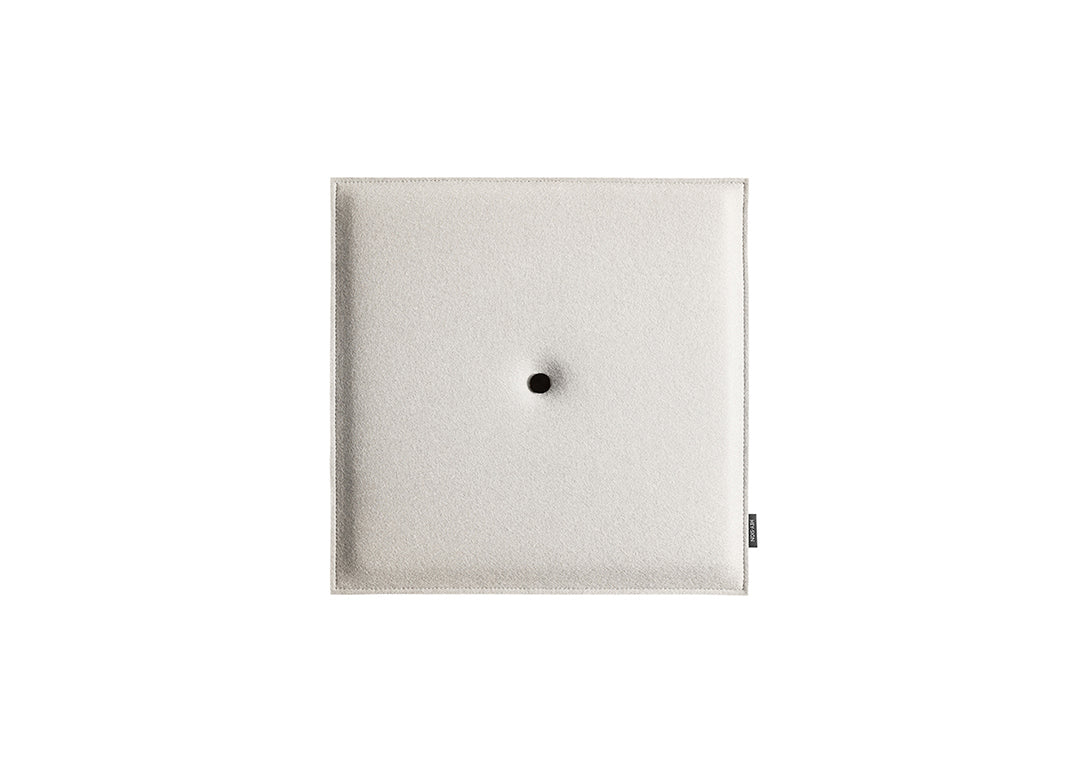 Hey-Sign Akustik Wandelement Spot Square aus Filz in der Größe S, Farbe Wollweiß