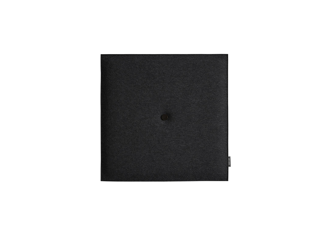 Hey-Sign Akustik Wandelement Spot Square aus Filz in der Größe S, Farbe Graphit