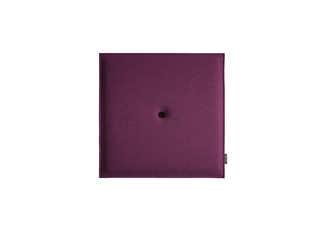 Hey-Sign Akustik Wandelement Spot Square aus Filz in der Größe S, Farbe Pflaume