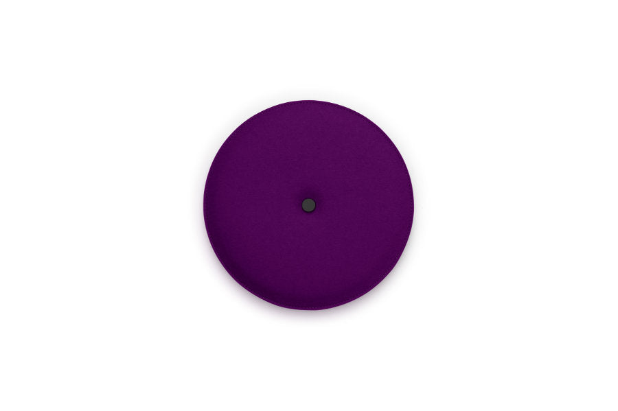 Hey-Sign Akustik Wandelement Spot aus Filz in der Größe S, Farbe Pflaume