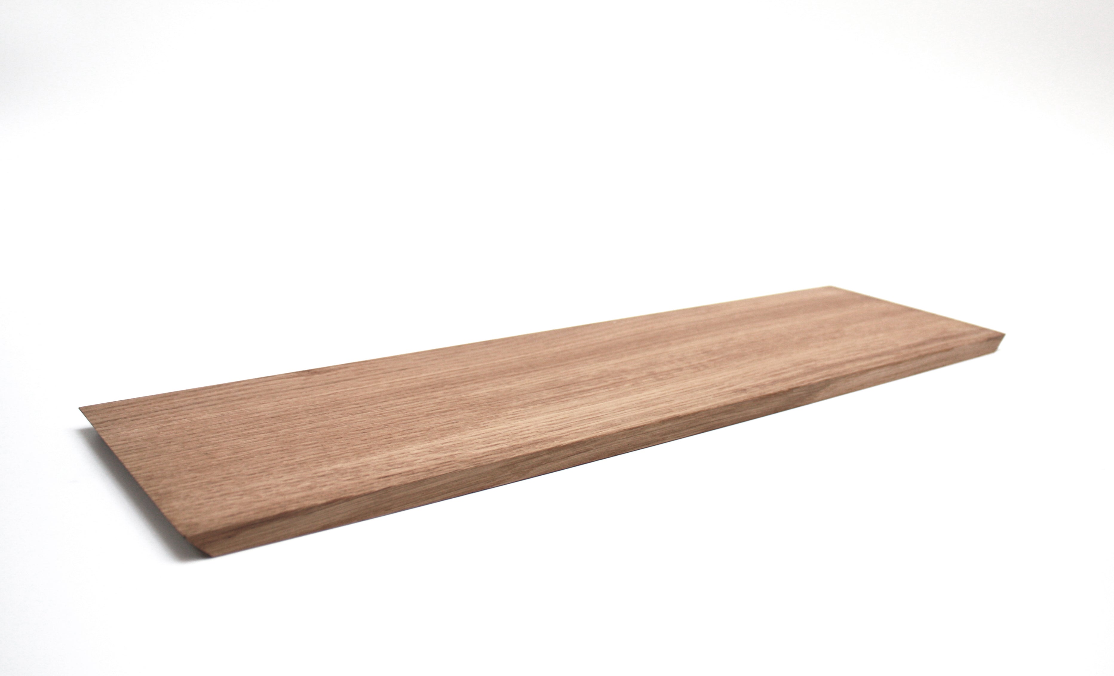 Schmales Brett aus Eiche von Raumgestalt, Ausführung natur 14 x 50 cm