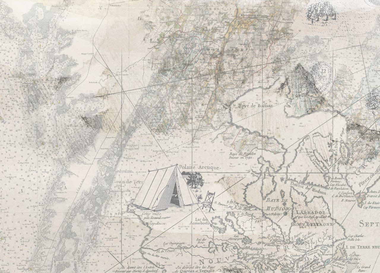 Rebel Walls Tapetenmuster DINA3 Paper Mountains