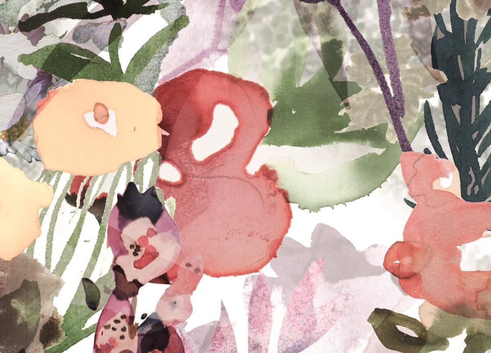 Rebel Walls Tapetenmuster DINA3 May Meadow Pastell