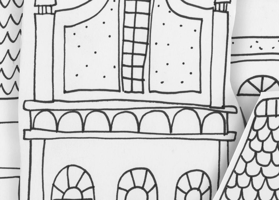 Rebel Walls Tapetenmuster DINA3 London Houses