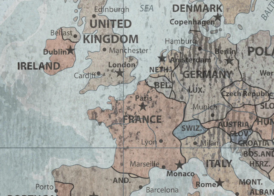 Rebel Walls Tapetenmuster DINA3 Around the World