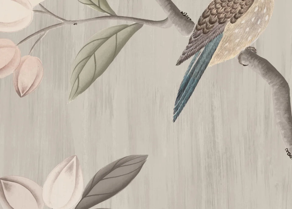 Rebel Walls Tapetenmuster DINA3 chinoiserie Chic Powder