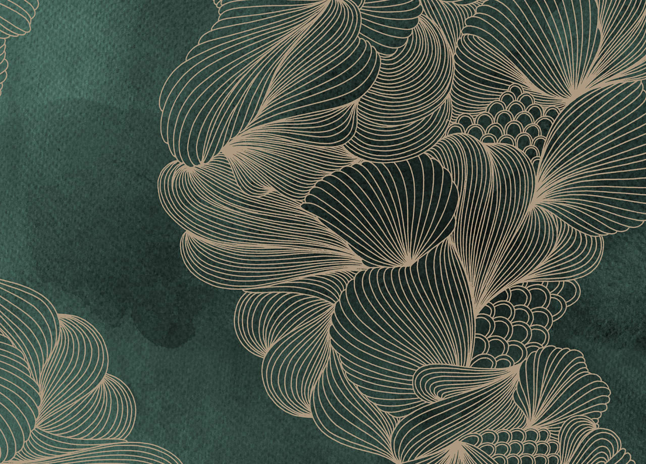 Rebel Walls Tapetenmuster DINA3 Opulence Jade