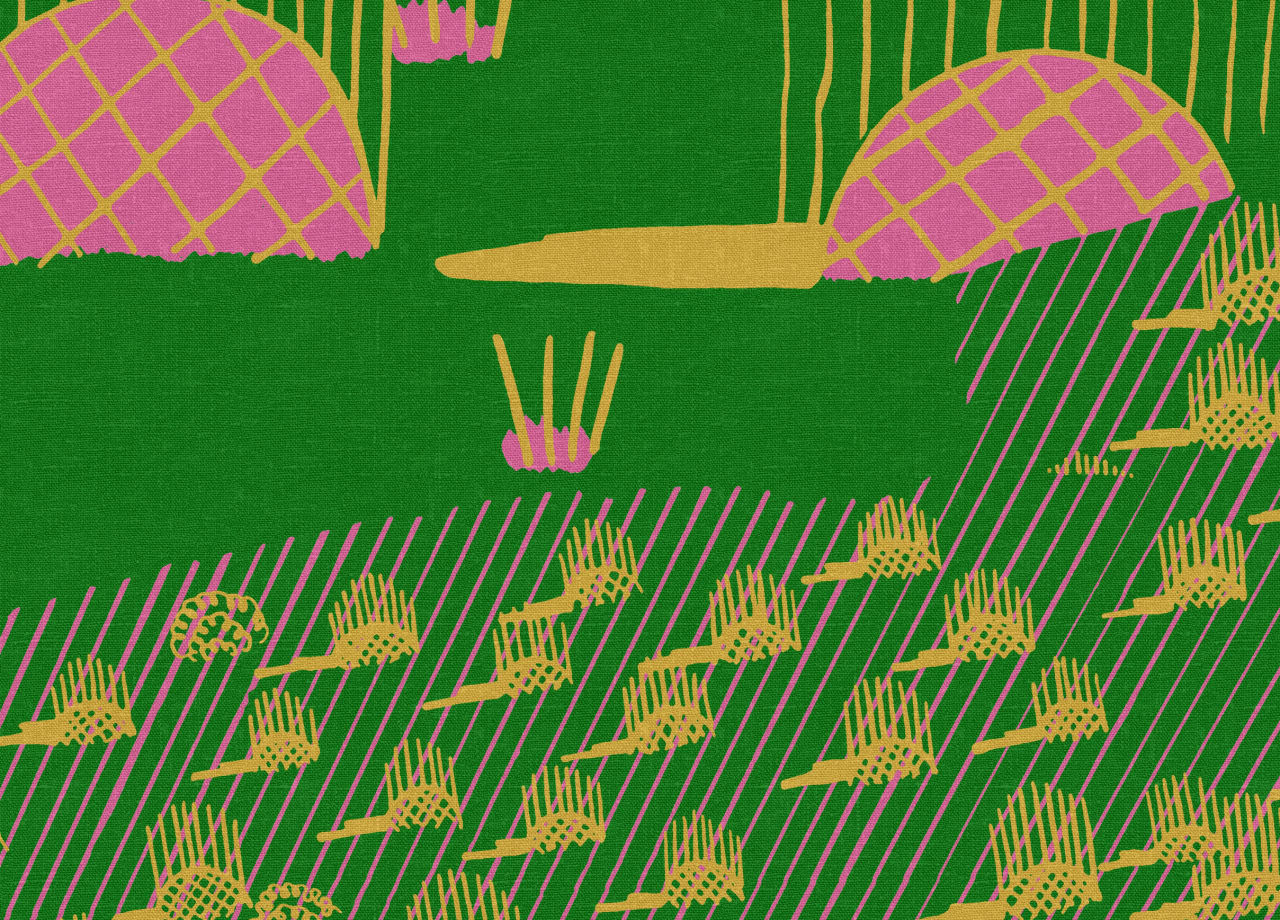 Rebel Walls Tapetenmuster DINA3 Ayers Rock Grass