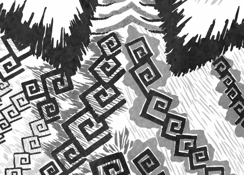 Rebel Walls Tapetenmuster DINA3 Zebra Skin Graphic