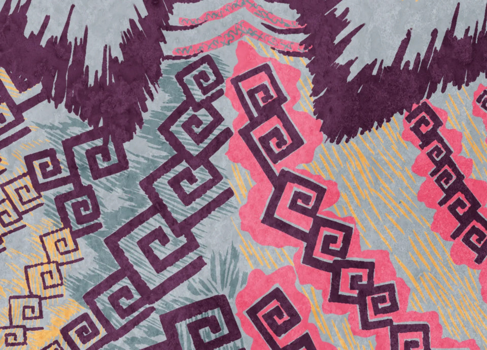 Rebel Walls Tapetenmuster DINA3 Zebra Skin Candy