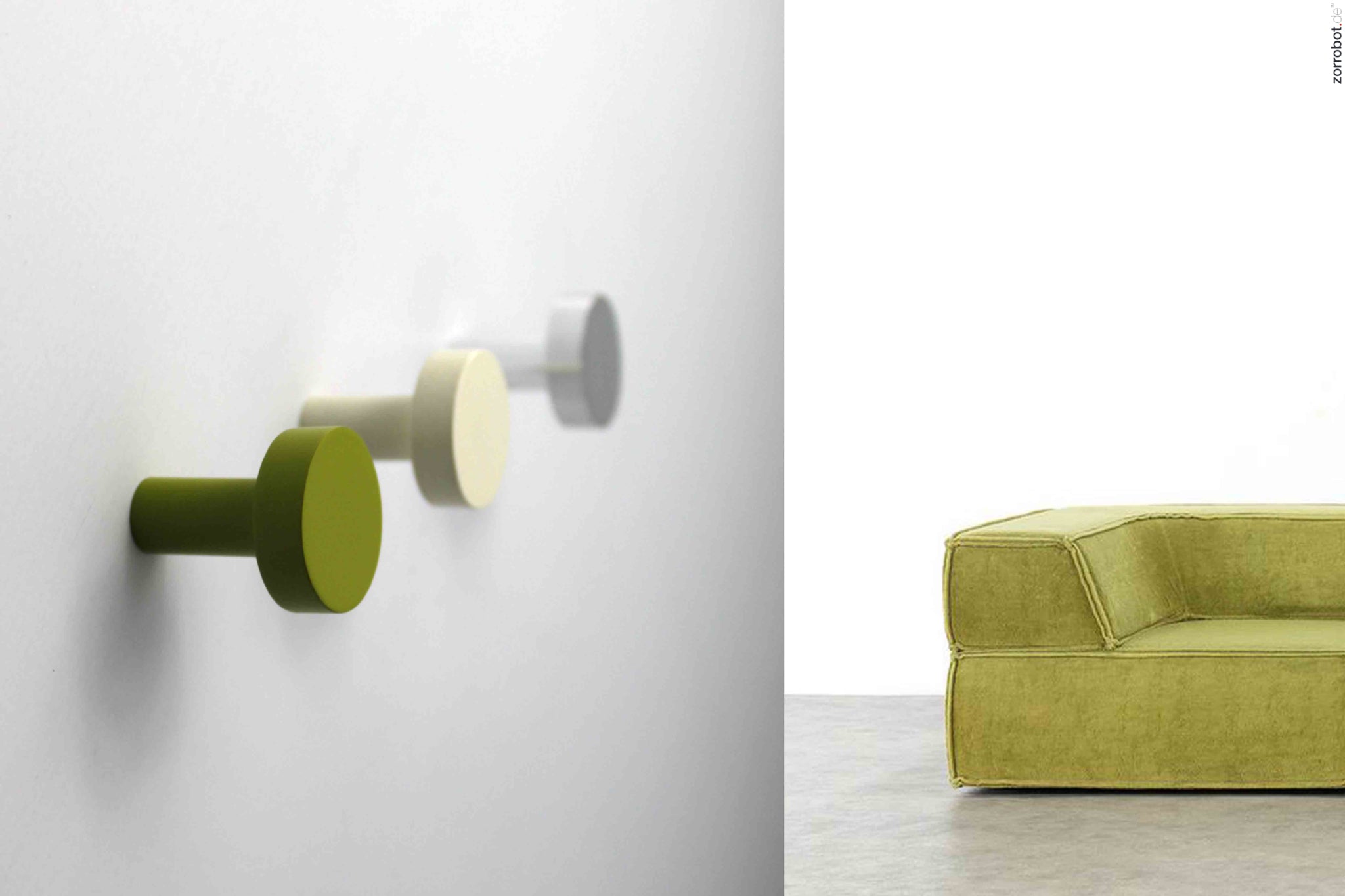 Garderobenhaken Peking von Iserlohner Haken in verschiedenen Farben