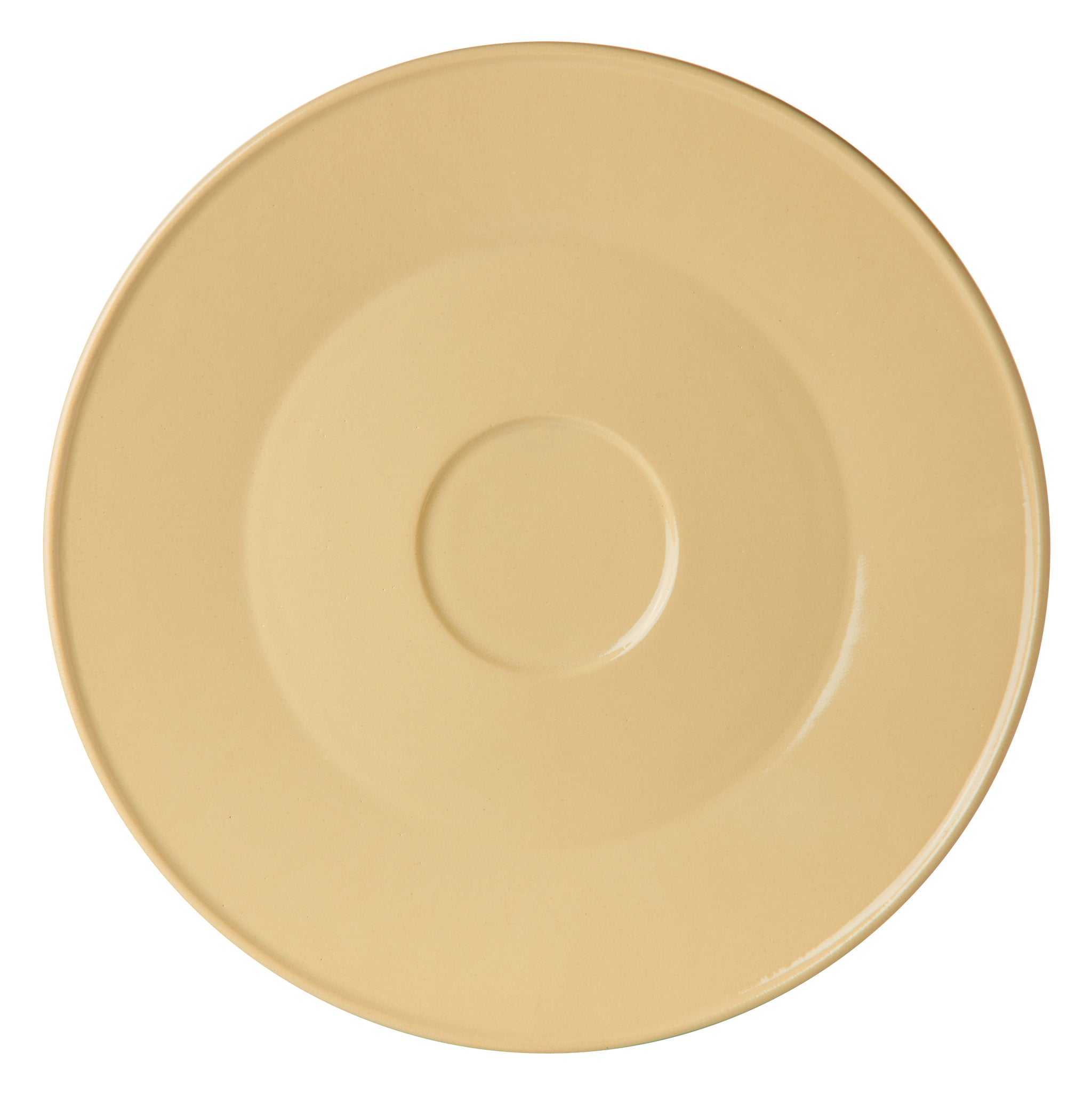 Keramik Teller groß Gelb von Schneid Studio