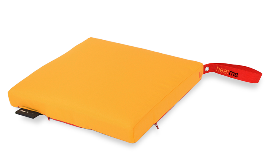 Heatme Sitz Heizkissen mit Akku und Sensor-Automatik, Farbe Gelb
