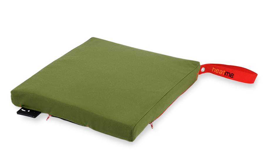 Heatme Sitz Heizkissen mit Akku und Sensor-Automatik, Farbe Olivgrün