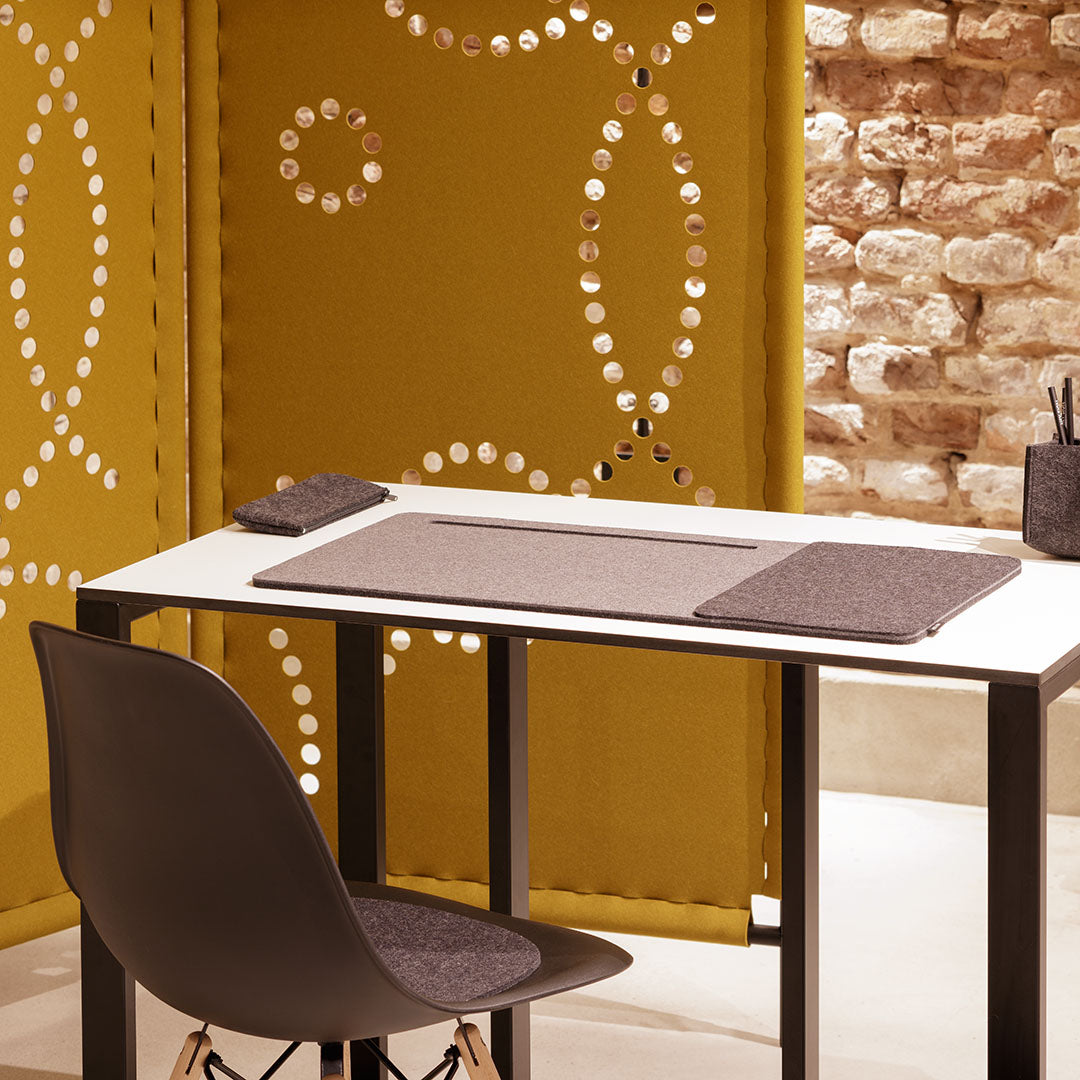 Hey-Sign Desk Pad zweifarbige Schreibtischauflage aus Filz