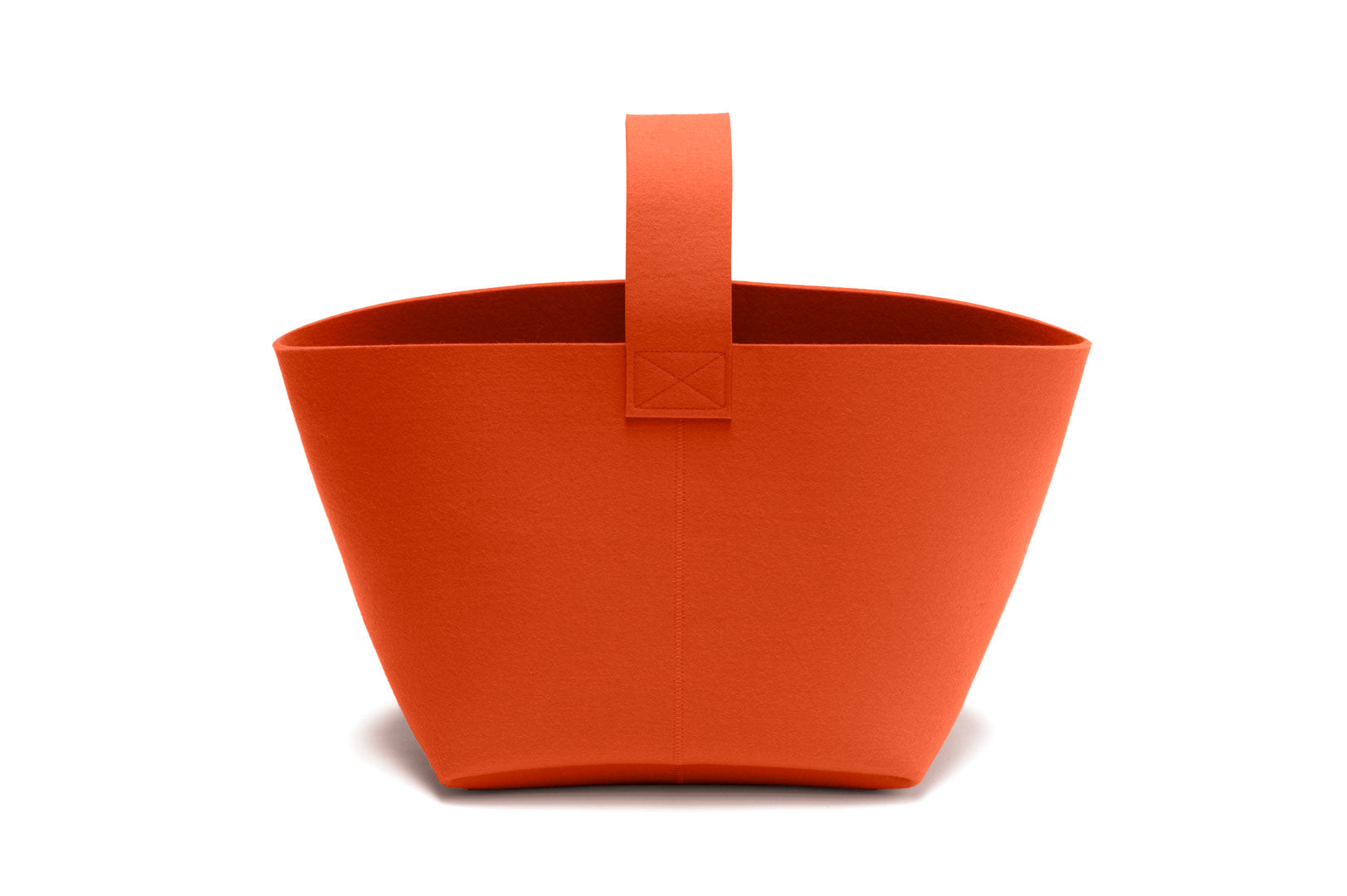 Hey-Sign Kaminholzkorb aus Filz, Größe M, Farbe Mango