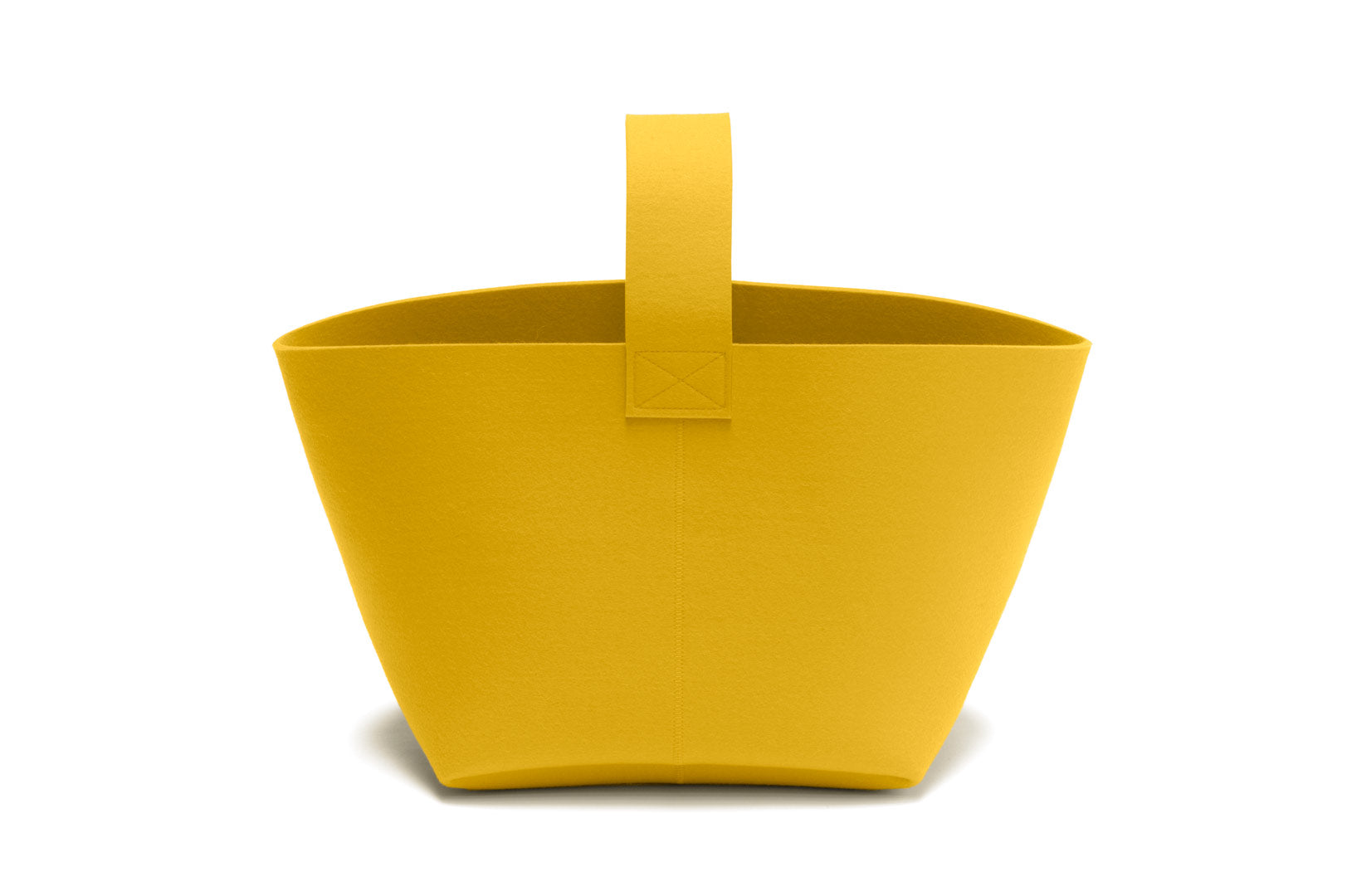 Hey-Sign Kaminholzkorb aus Filz, Größe M, Farbe Curry