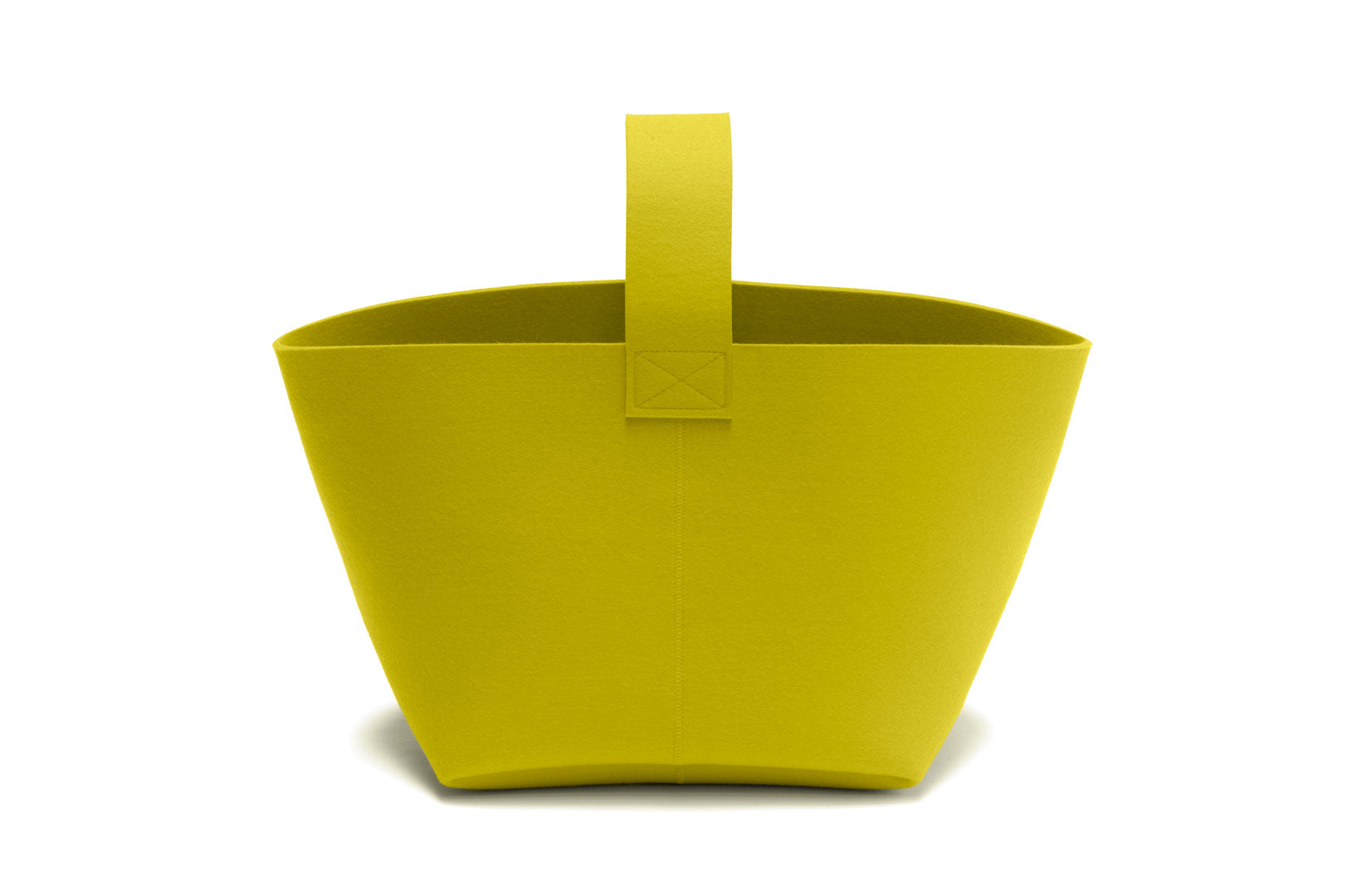 Hey-Sign Kaminholzkorb aus Filz, Größe M, Farbe Verde