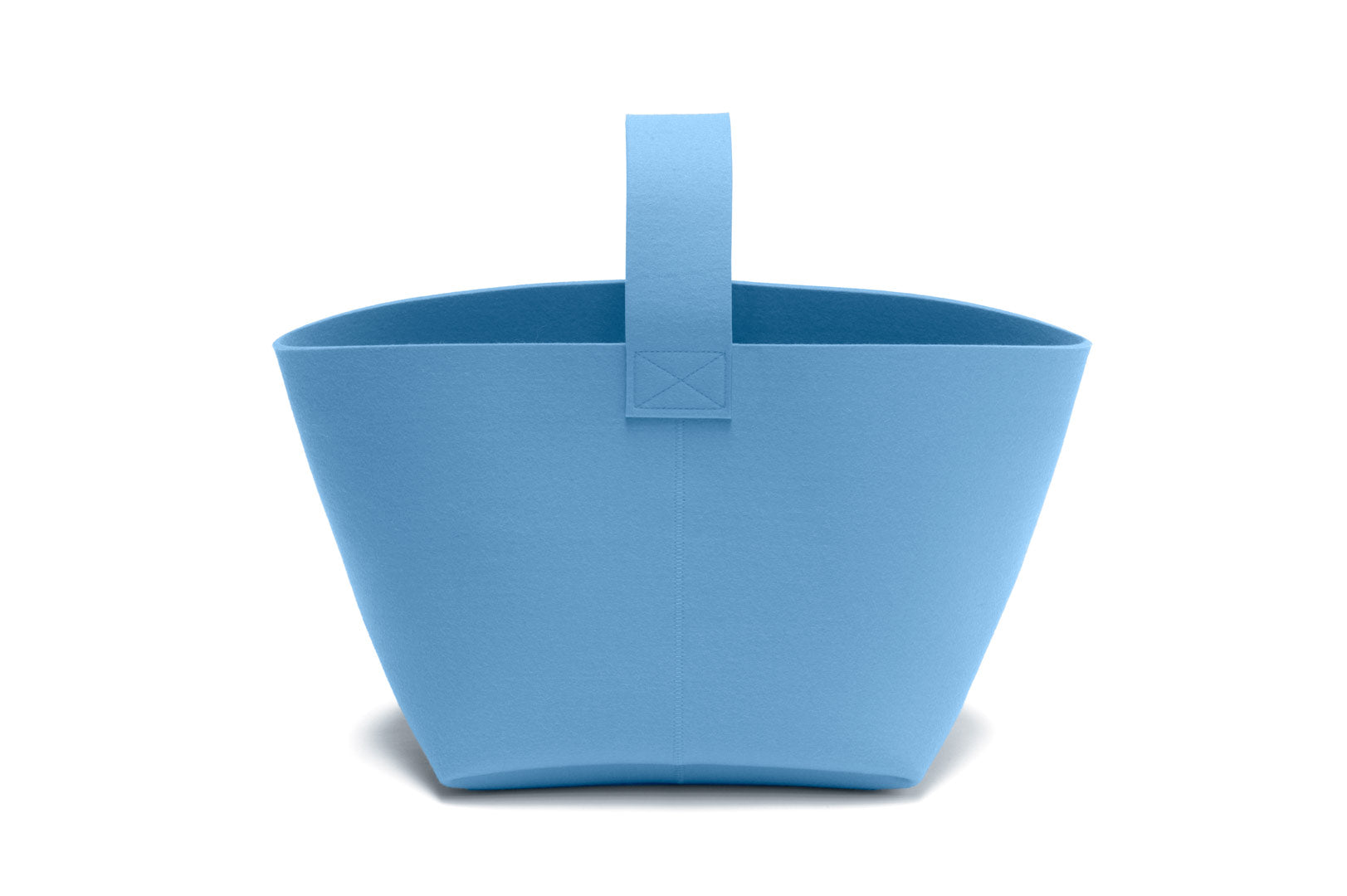 Hey-Sign Kaminholzkorb aus Filz, Größe M, Farbe Himmel