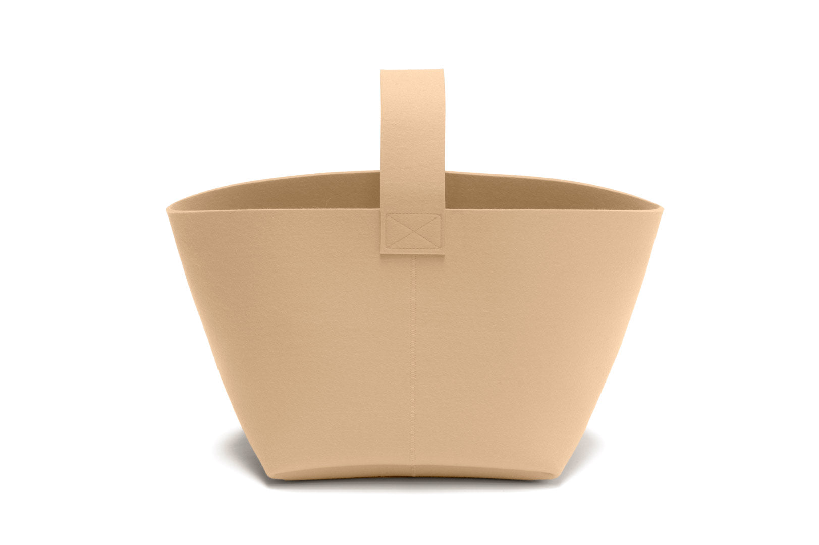 Hey-Sign Kaminholzkorb aus Filz, Größe M, Farbe Karamell