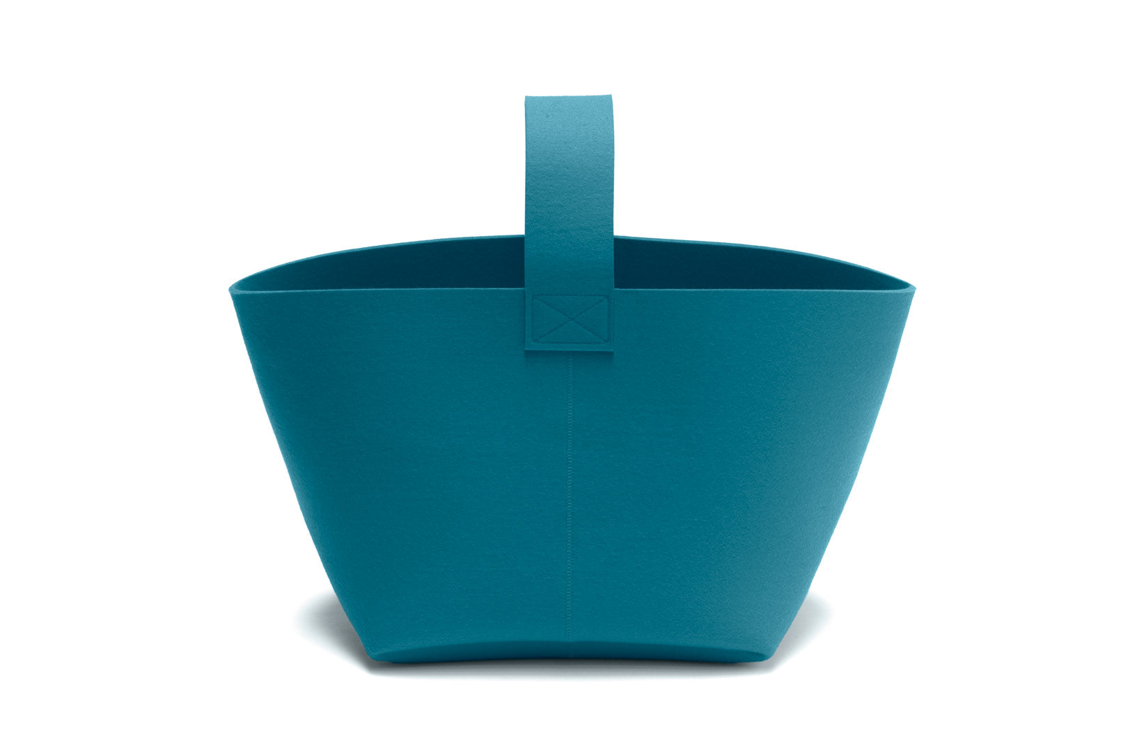 Hey-Sign Kaminholzkorb aus Filz, Größe M, Farbe Deep Water