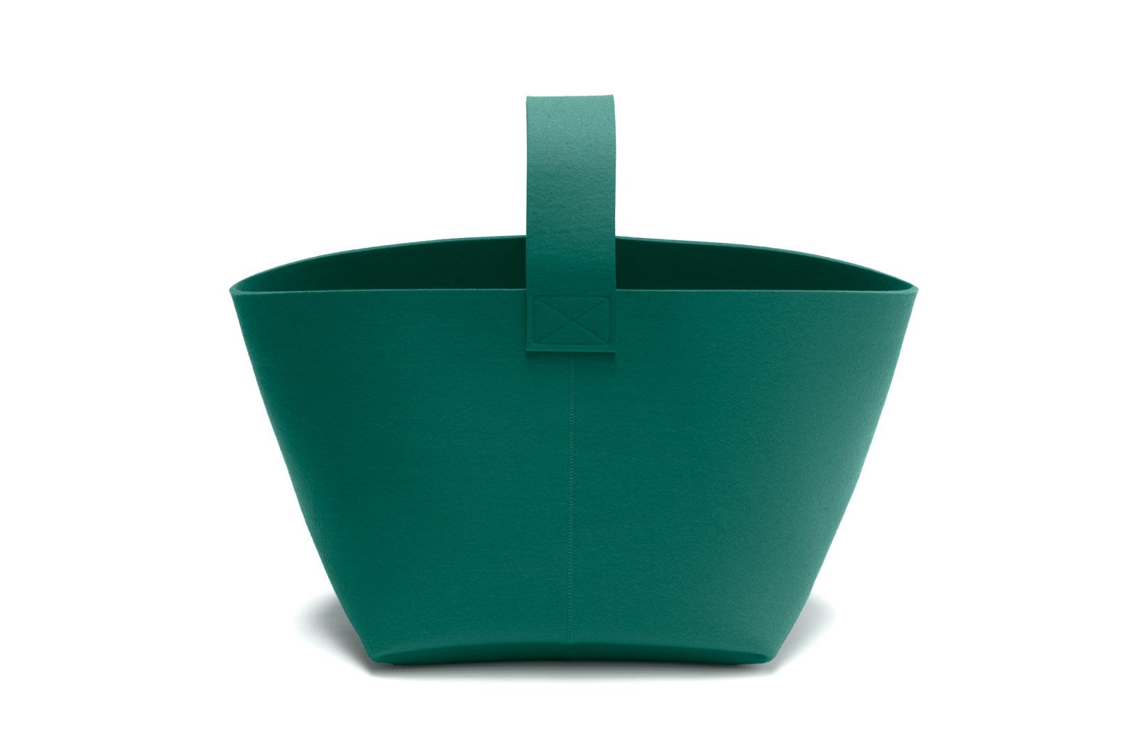 Hey-Sign Kaminholzkorb aus Filz, Größe M, Farbe Jade