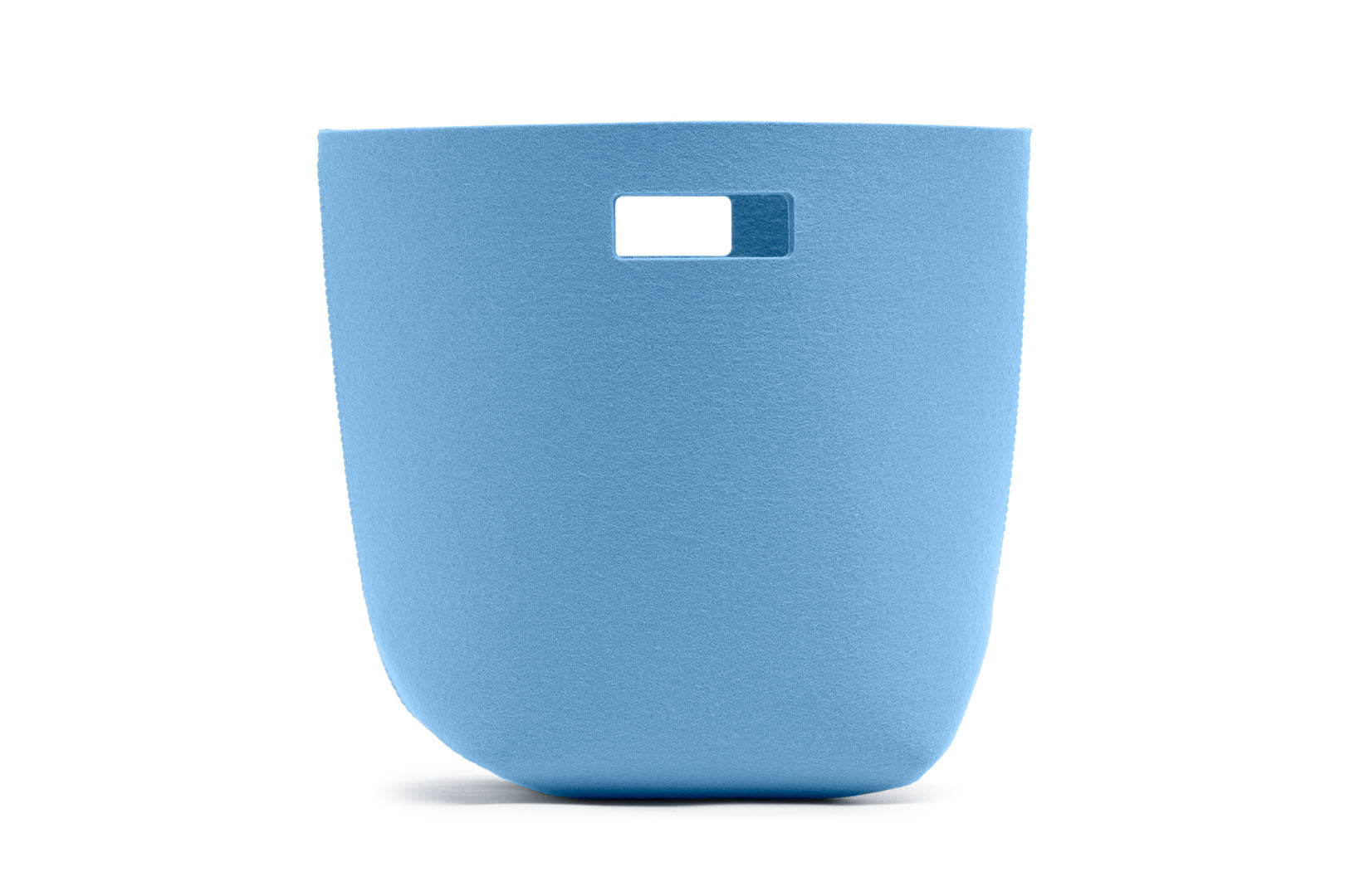 Papierkorb aus Wollfilz von Hey-Sign, Größe M in der Farbe Himmel