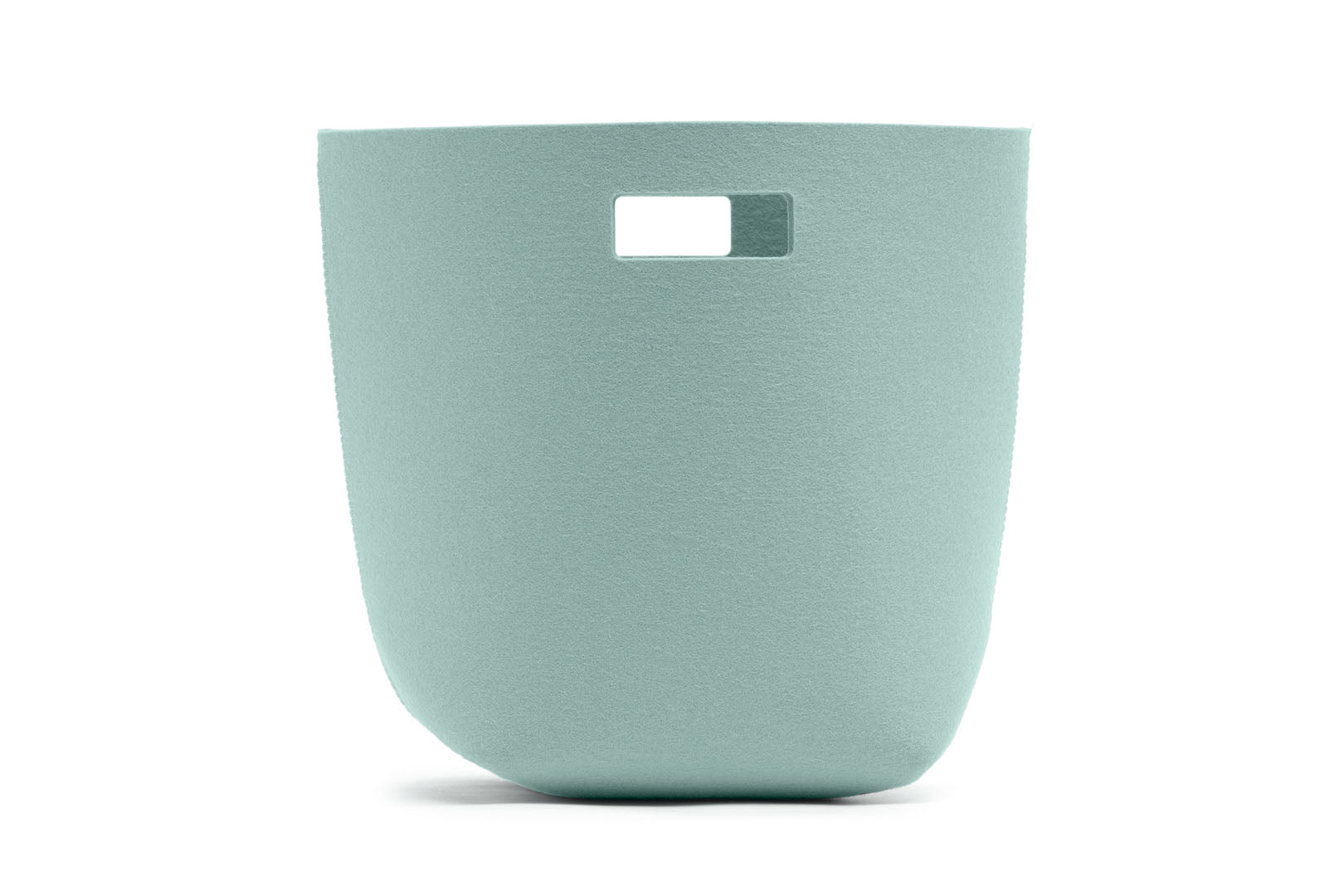 Papierkorb aus Wollfilz von Hey-Sign, Größe M in der Farbe Aqua