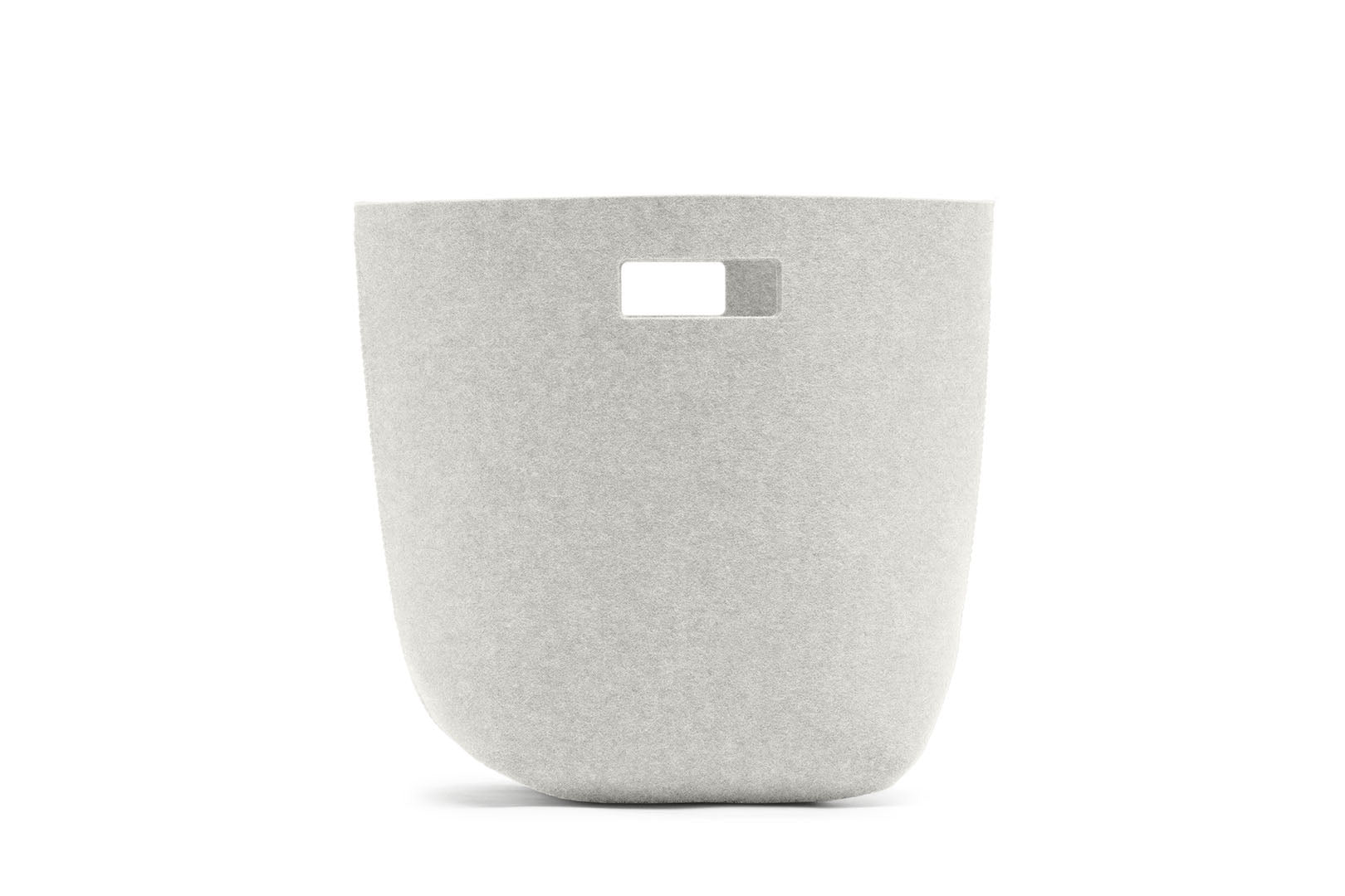 Papierkorb aus Wollfilz von Hey-Sign, Größe S in der Farbe Marmor