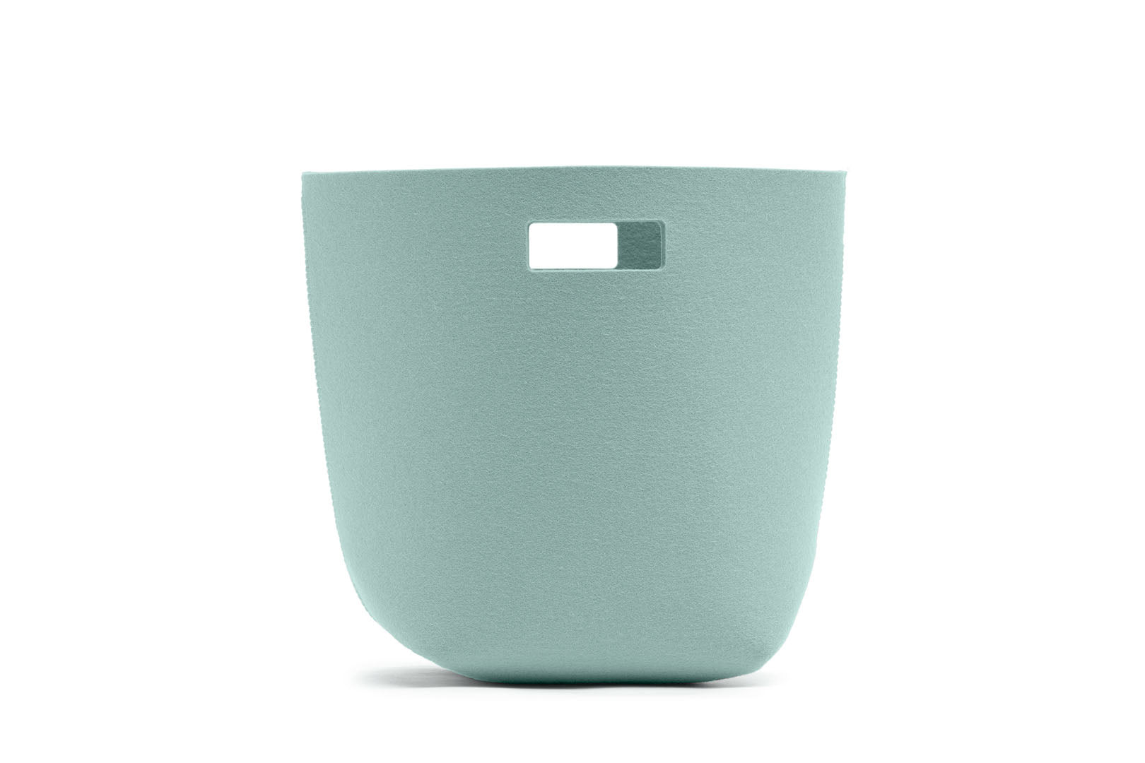 Papierkorb aus Wollfilz von Hey-Sign, Größe S in der Farbe Aqua