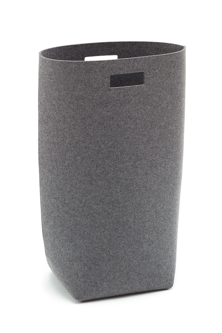 Hey-Sign Wäschekorb aus Wollfilz in der Farbe Anthrazit