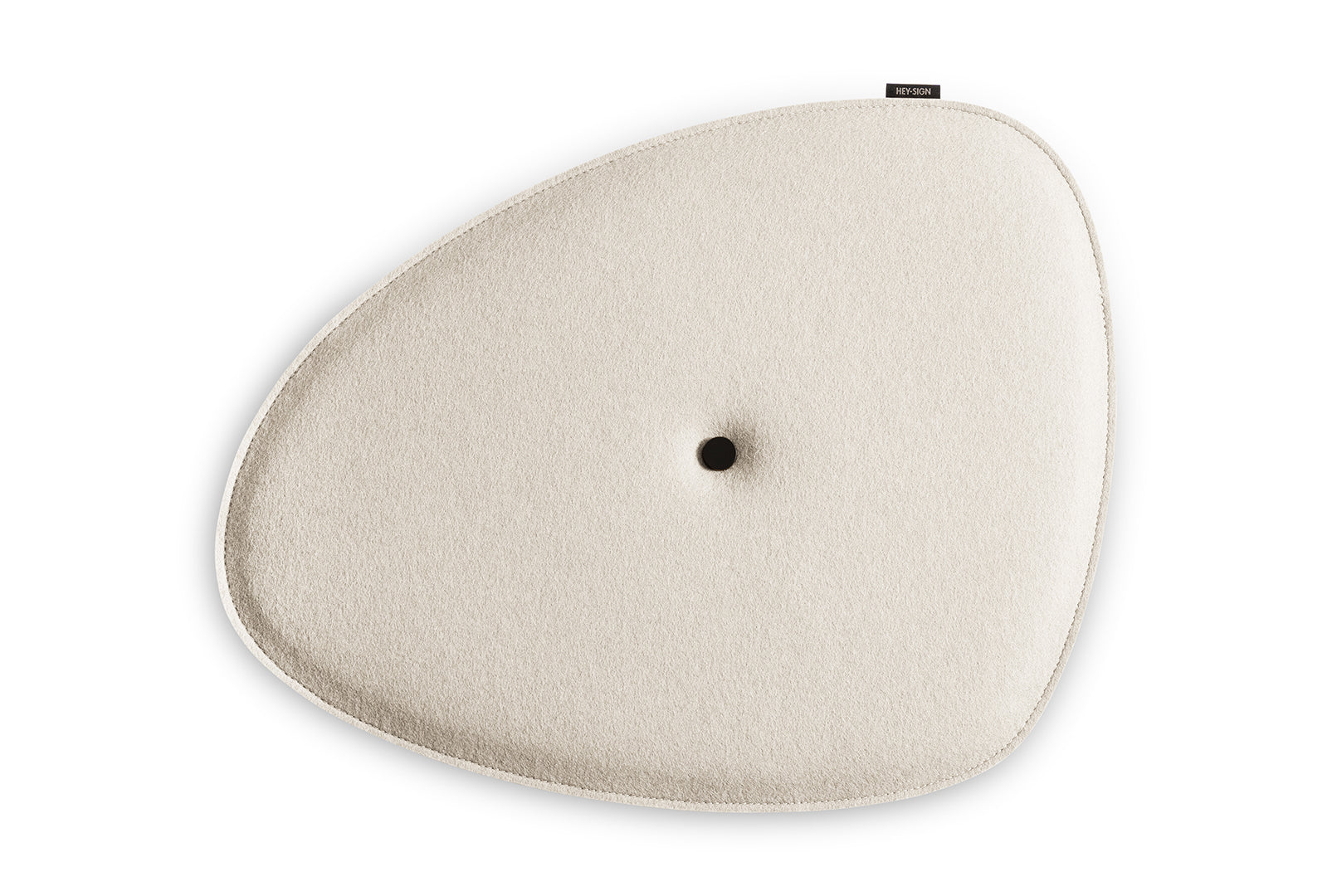 Hey-Sign Akustik Wandelement Spot Stone aus Wollfilz in der Größe L, Farbe Wollweiß