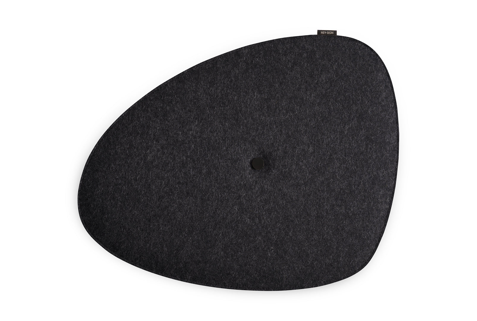 Hey-Sign Akustik Wandelement Spot Stone aus Wollfilz in der Größe L, Farbe Graphit