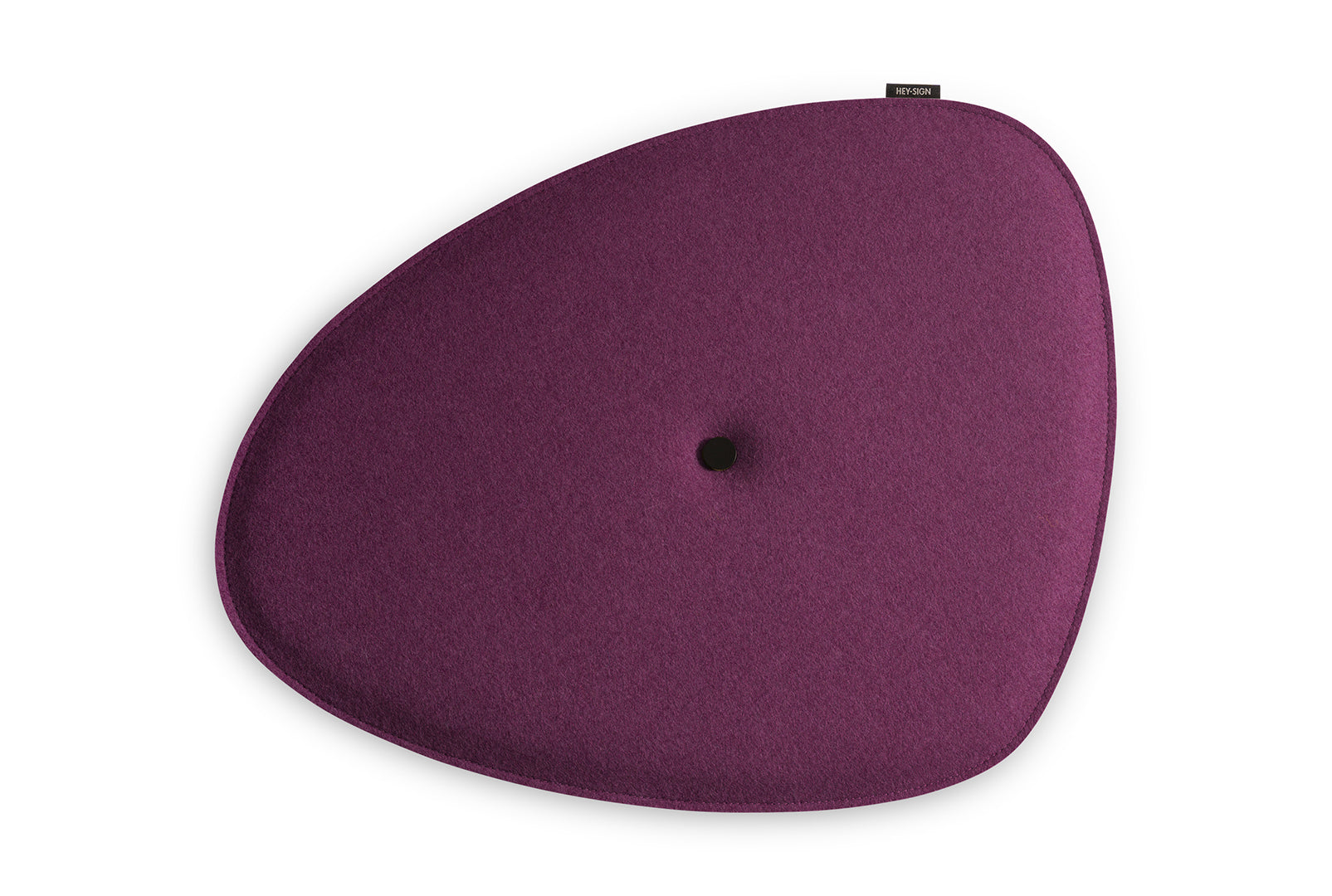Hey-Sign Akustik Wandelement Spot Stone aus Wollfilz in der Größe L, Farbe Pflaume