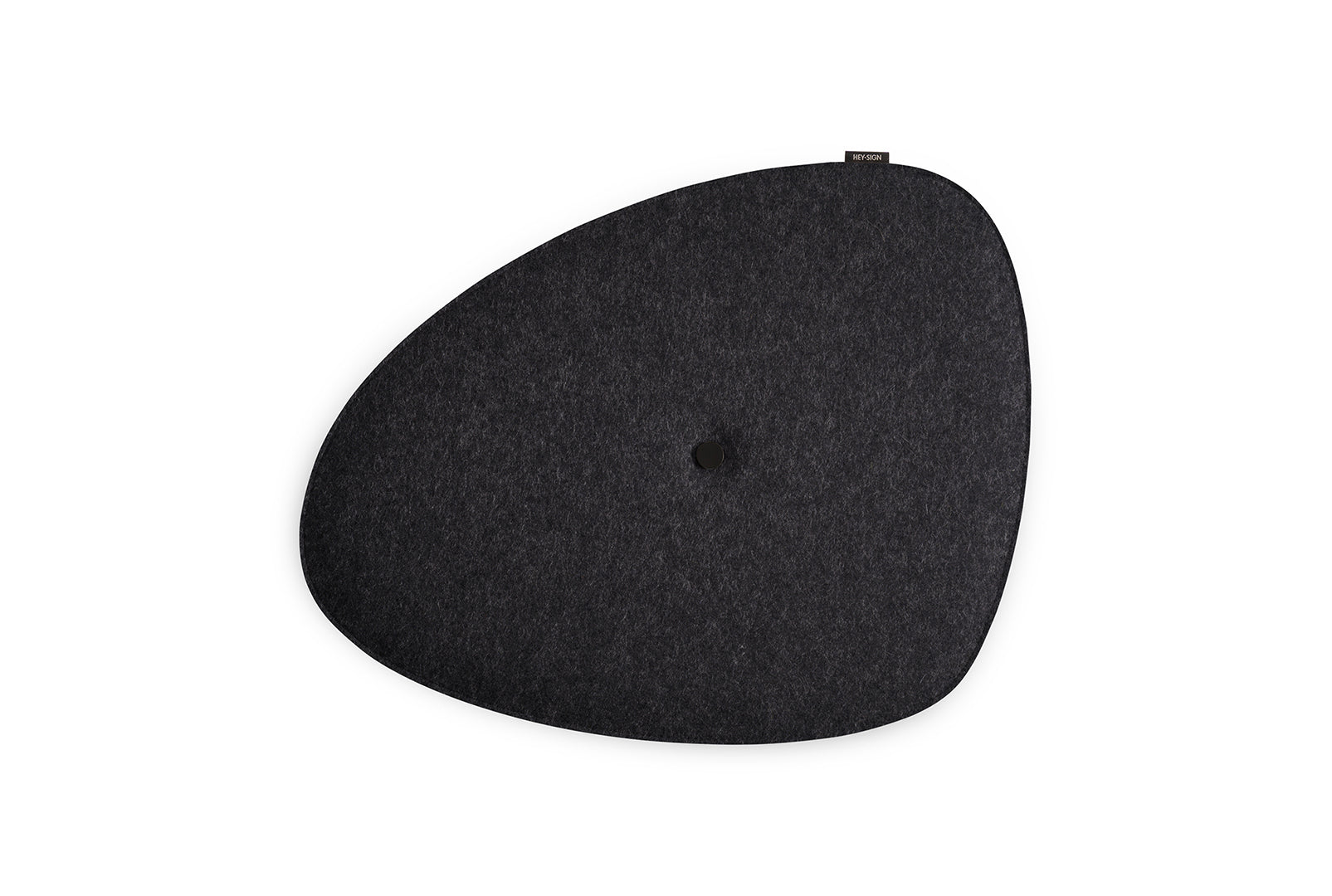 Hey-Sign Akustik Wandelement Spot Stone aus Wollfilz in der Größe M, Farbe Graphit
