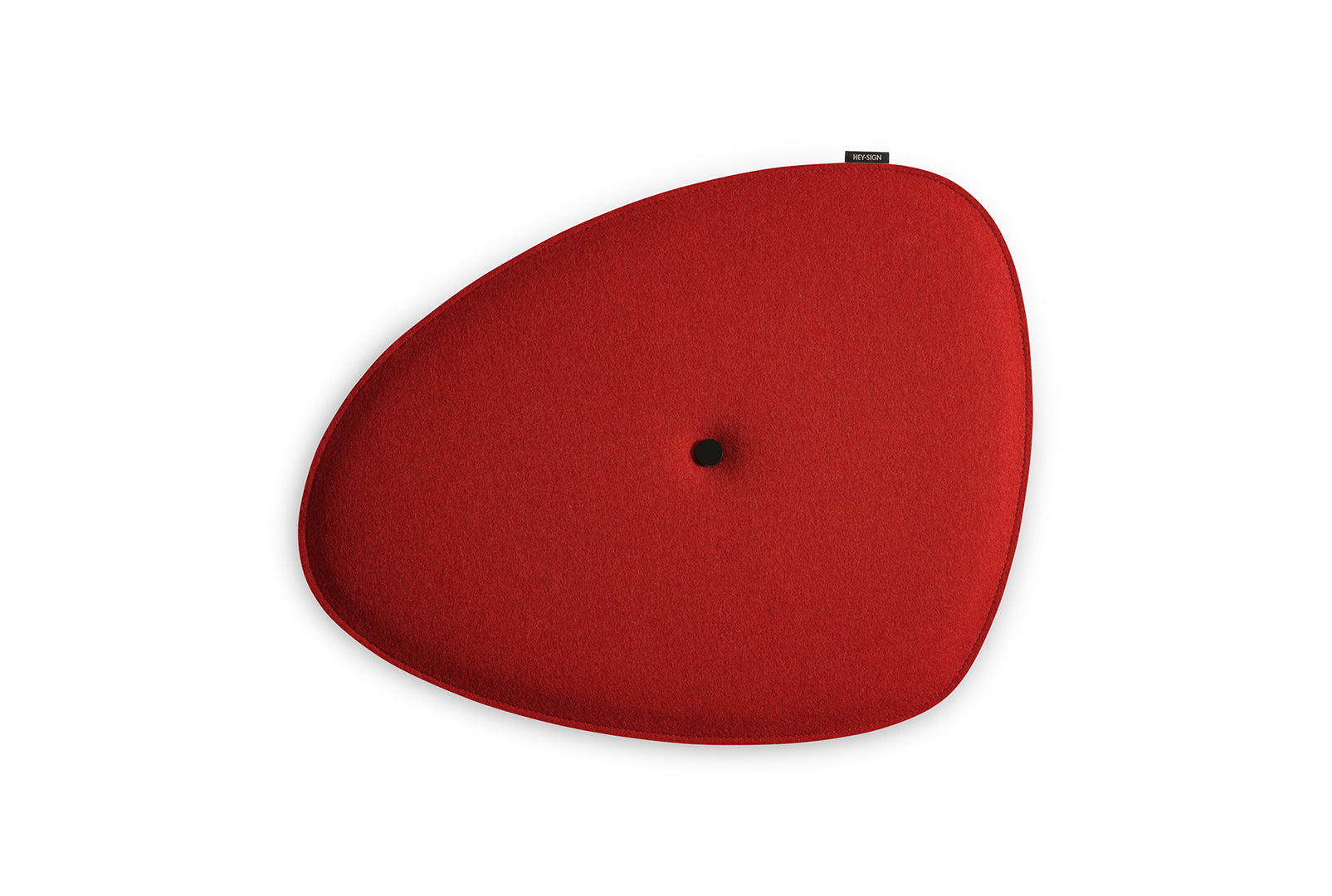 Hey-Sign Akustik Wandelement Spot Stone aus Wollfilz in der Größe M, Farbe Rot