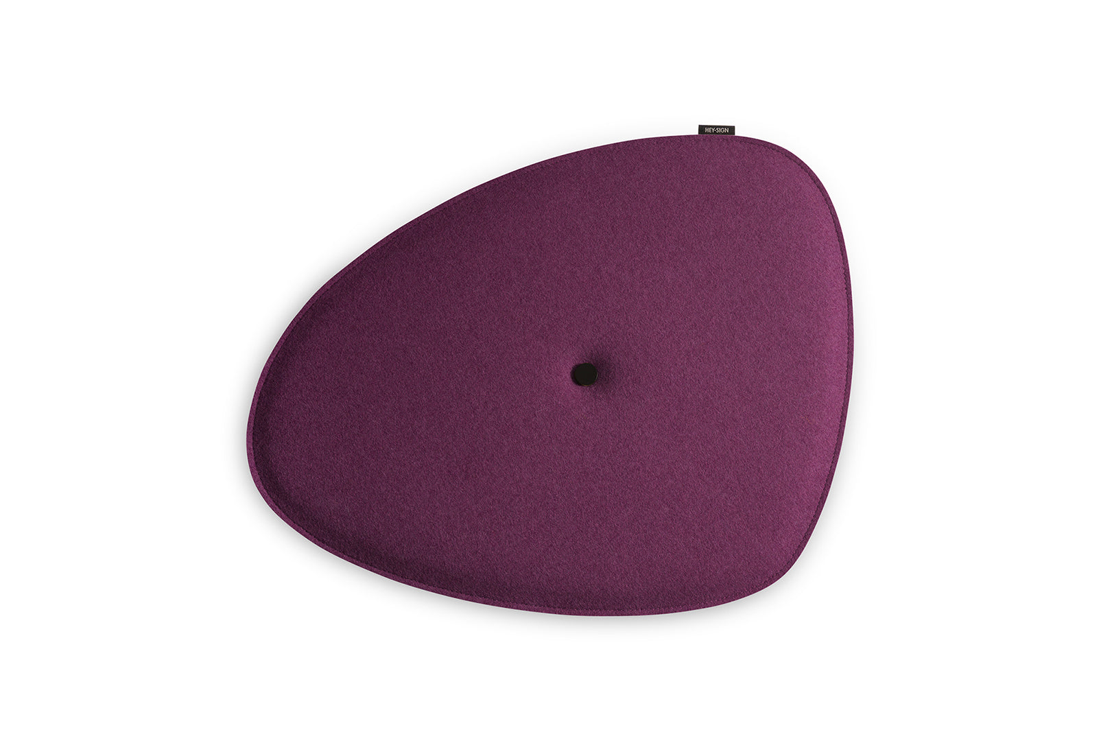 Hey-Sign Akustik Wandelement Spot Stone aus Wollfilz in der Größe M, Farbe Pflaume