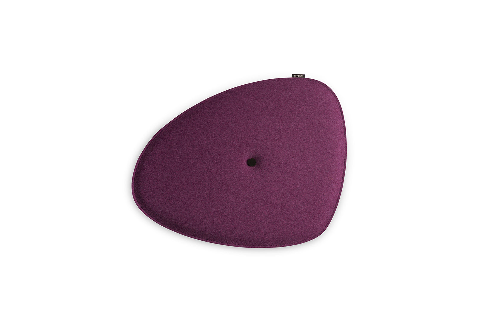 Hey-Sign Akustik Wandelement Spot Stone aus Wollfilz in der Größe S, Farbe Pflaume
