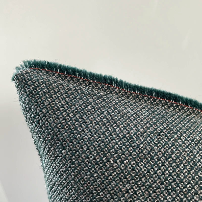 Premium Kissen Frans von Hum mit Webkante, Farbe Kaktus