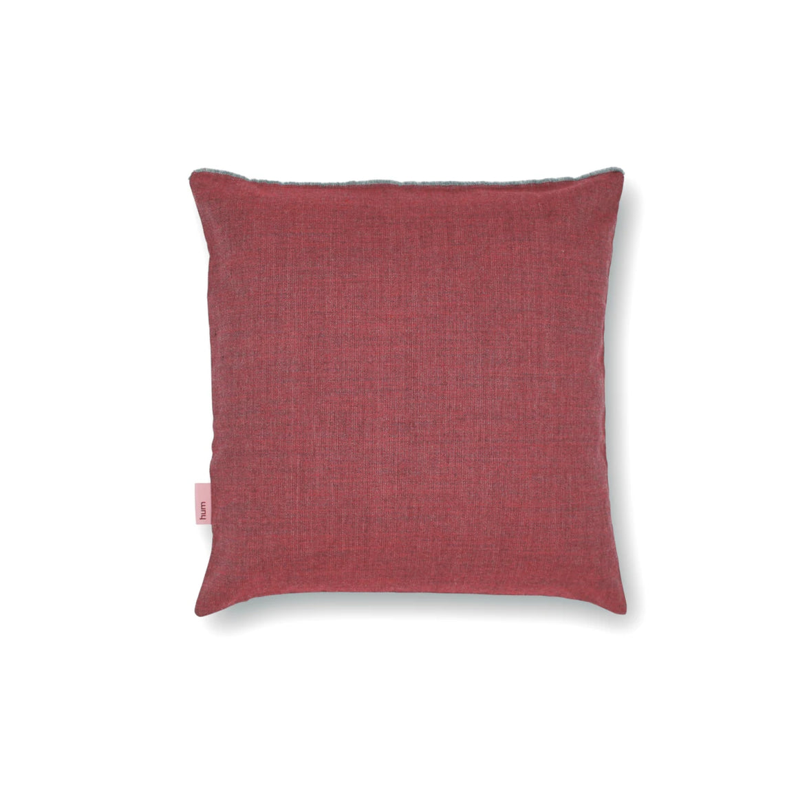 Premium Kissen Frans von Hum mit Webkante, Farbe Pflaume
