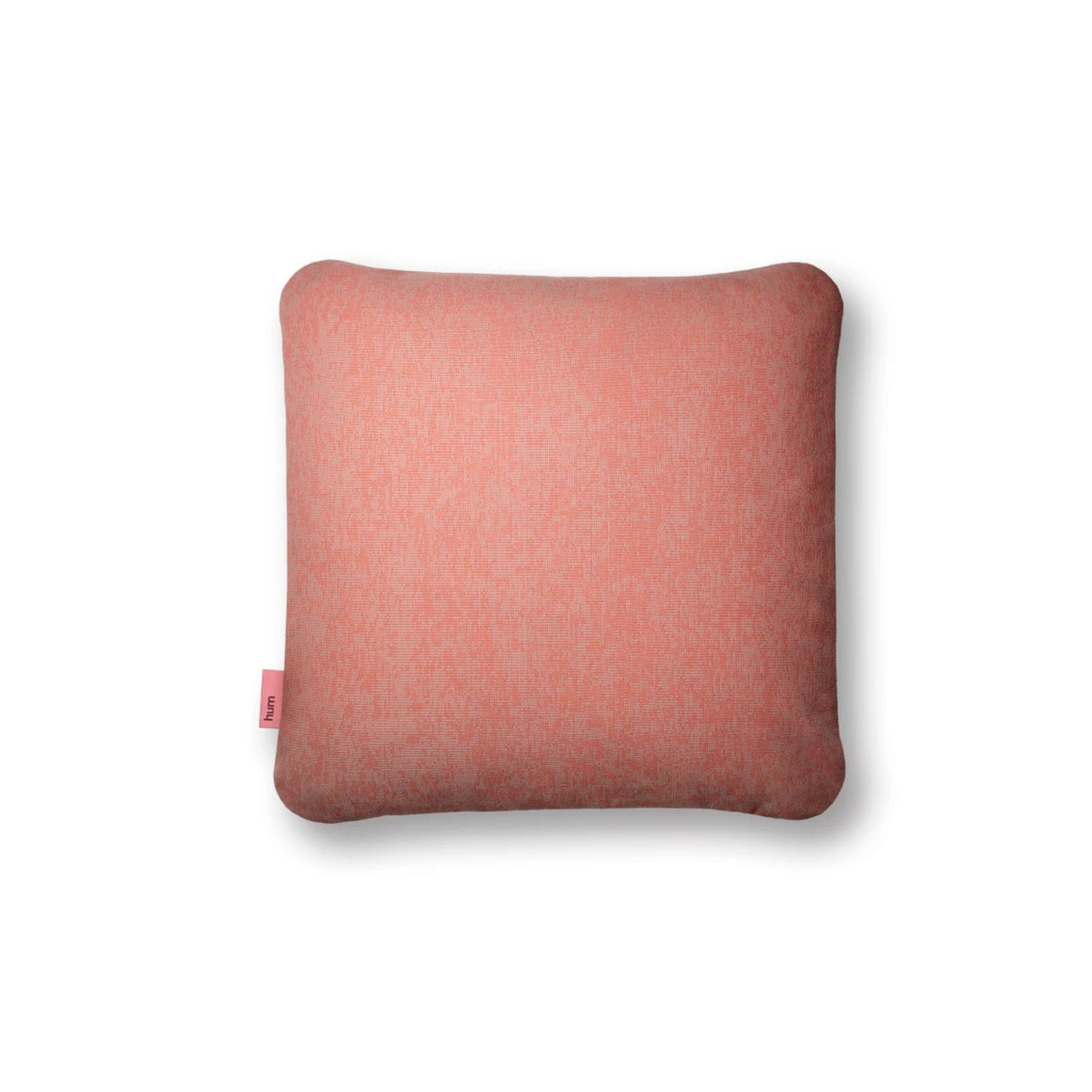 Quadratisches Hum Outdoor Kissen Größe L in der Farbe Koralle