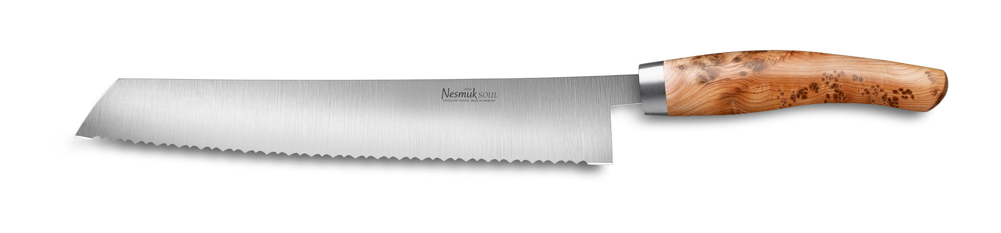 Brotmesser Soul von Nesmuk mit Griff aus Wacholder